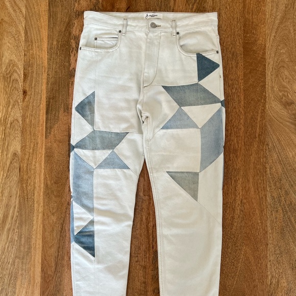 Isabel Marant Lea Patchwork Jeans FR38 - Picture 1 of 12
